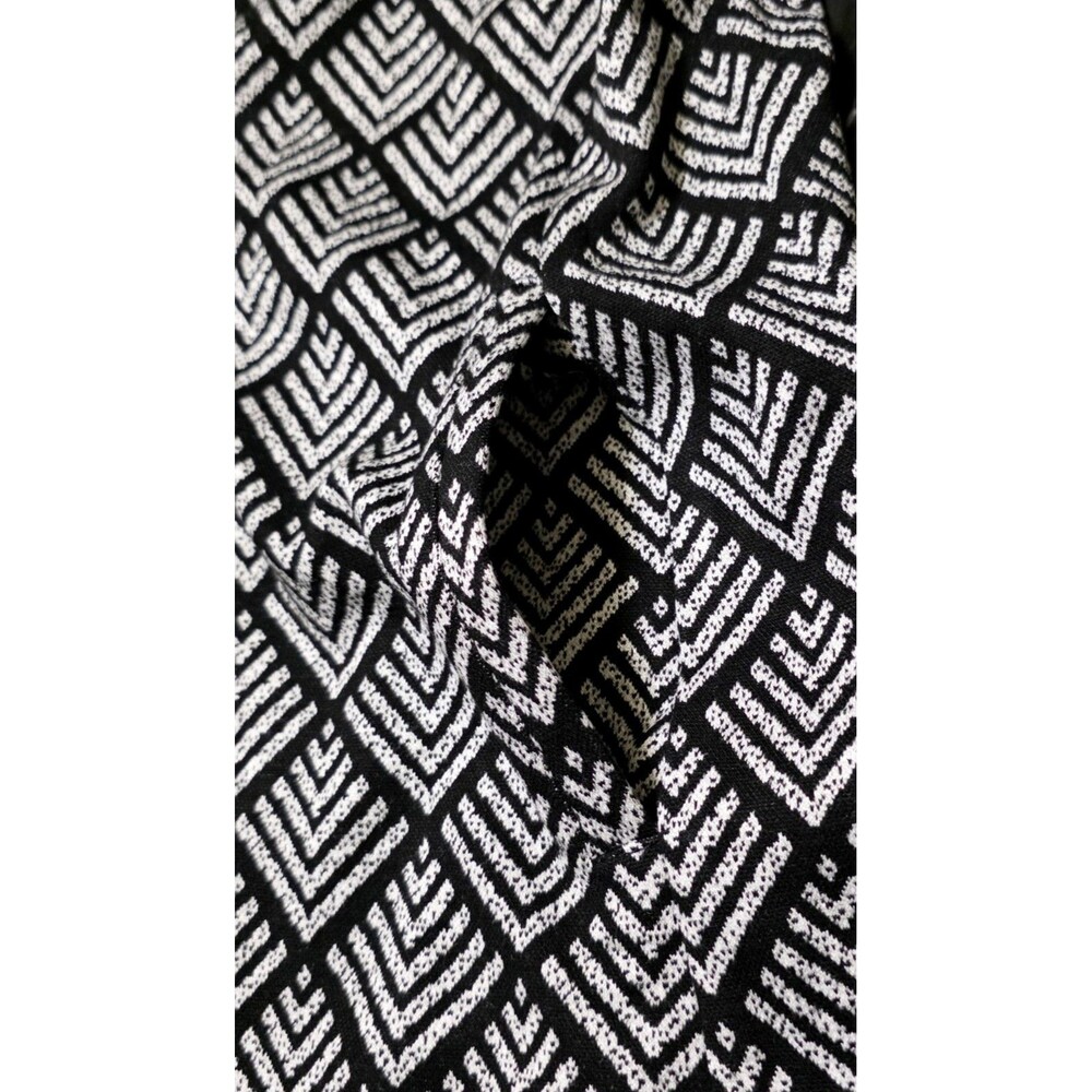 NWT NIC ZOE Women's Intersect Zip Jacket Black Multi Geometric Print Plus Sz 1x - Picture 8 of 15